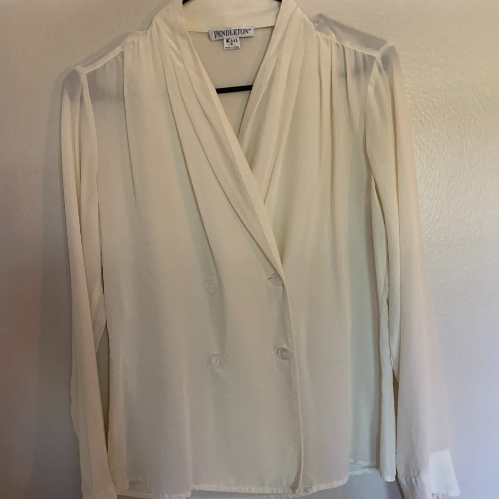 Pendelton silk blouse